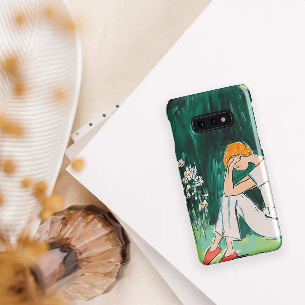 Silent Sorrow | Phone Case |  S10e | Snap Case | Glossy