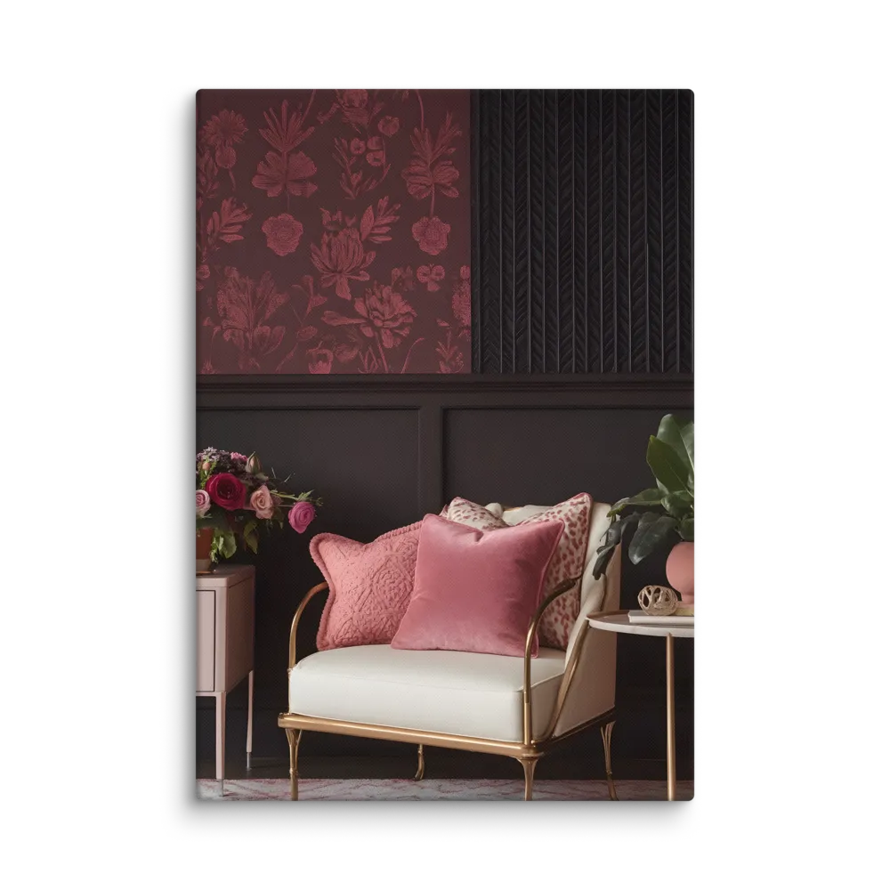 Elegance in Contrast: A Modern Interior Design | Canvas | 28″×40″