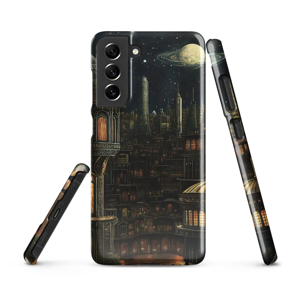 Celestial Enigma: A Surreal Cityscape