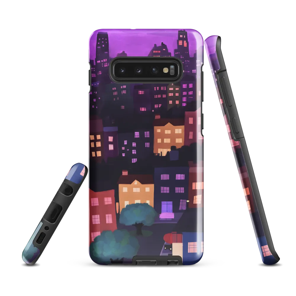 Serene City Nights | Phone Case |  S10 Plus | Tough Case | Glossy