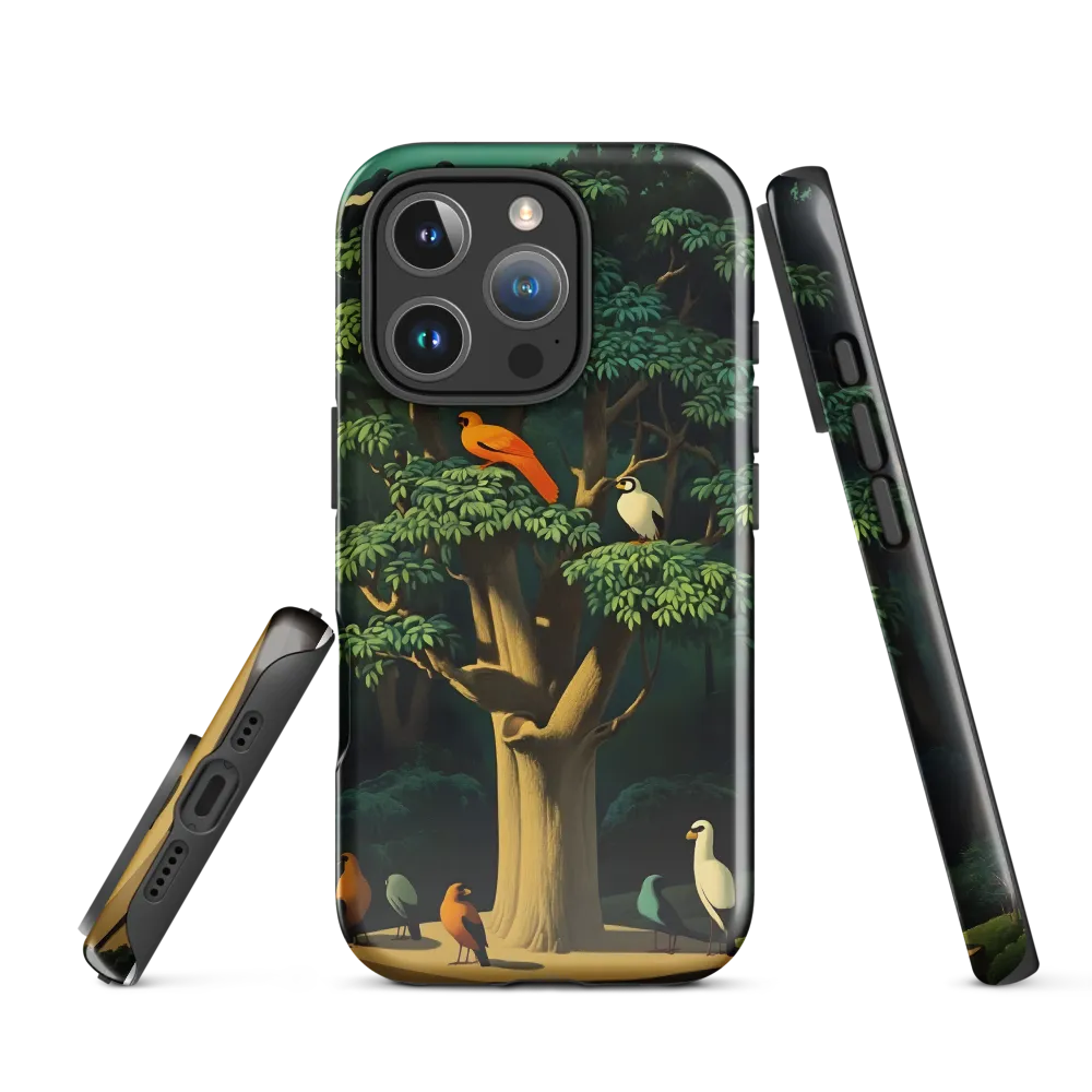 Harmony in Color: A Surreal Bird Symphony