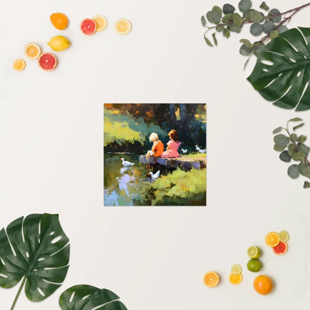 Pondside Reverie 
 Poster | 18″x 18″