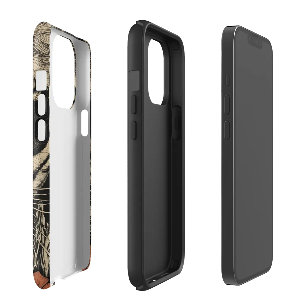 Feline Majesty: The Human-Leopard Connection | Phone Case |  13 Pro | Tough Case | Matte