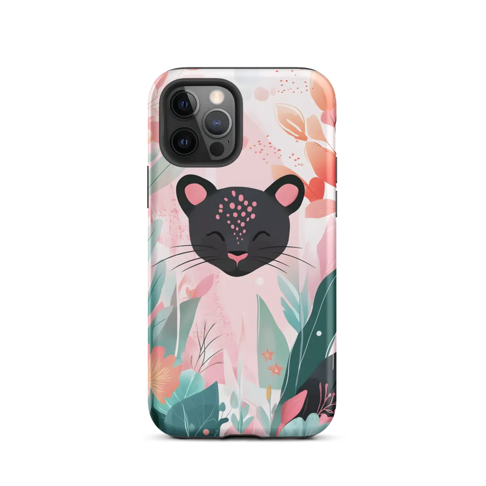 Whimsical Panther in Bloom