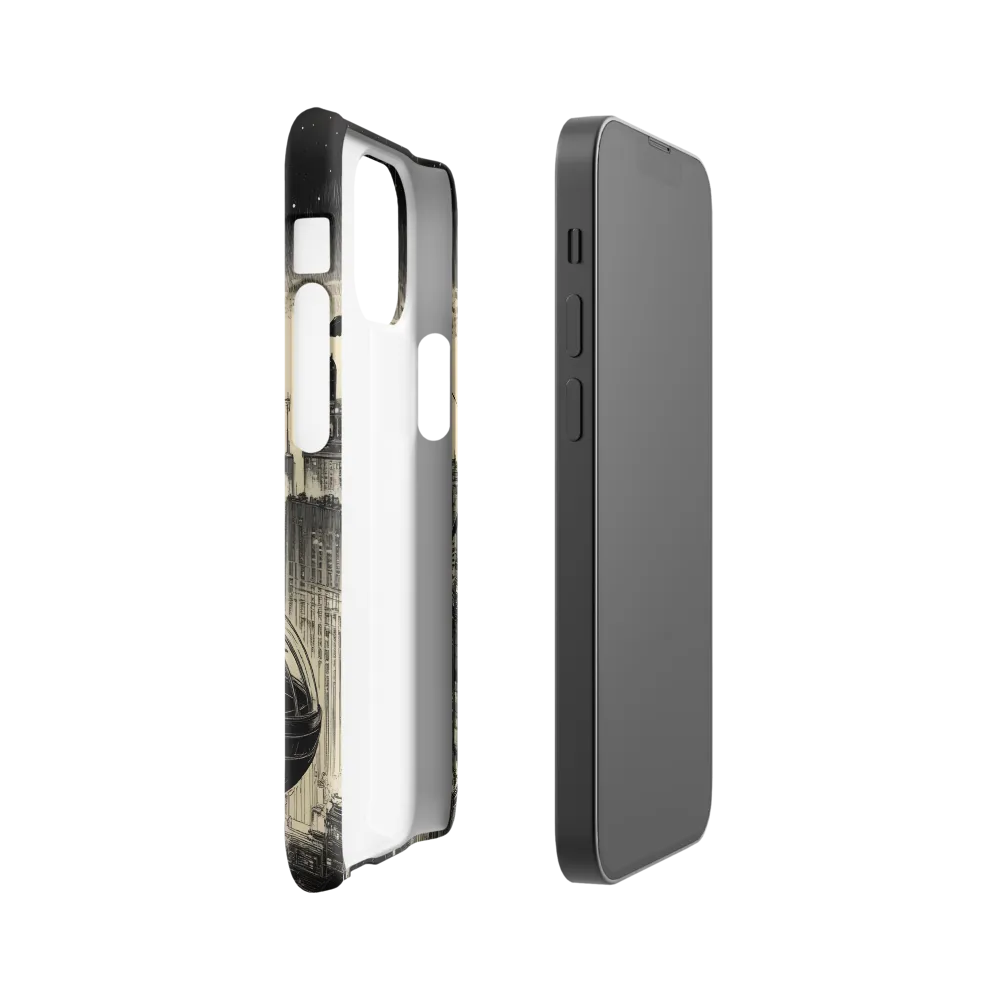 Pilot of the Dystopian Skies | Phone Case |  13 Mini | Snap Case | Glossy