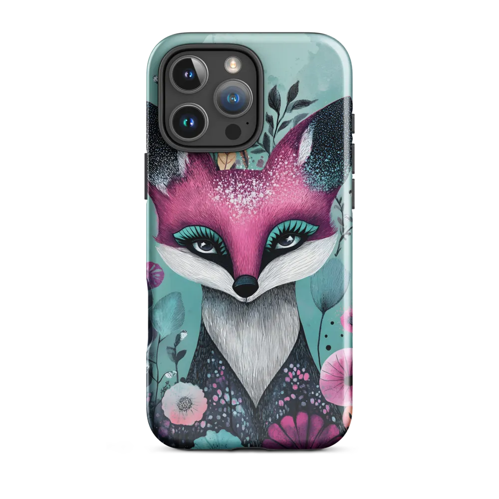 Whimsical Fox Among Blossoms | Phone Case |  16 Pro Max | Tough Case | Glossy