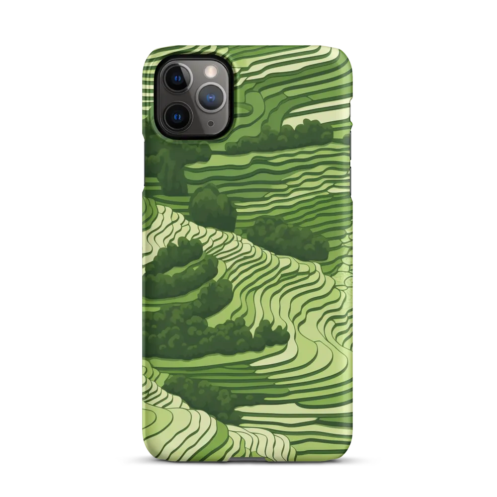 Waves of Green: An Abstract Landscape