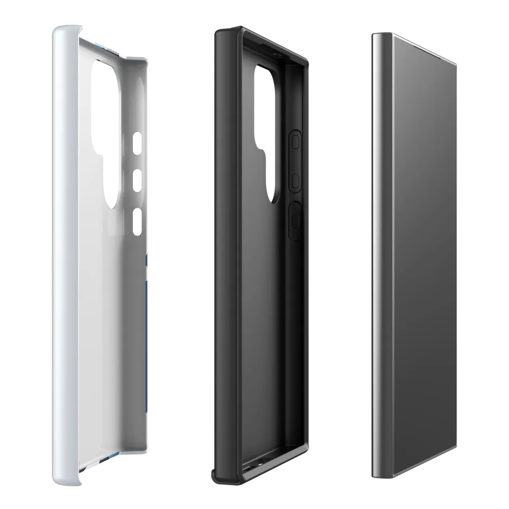 Geometric Serenity | Phone Case |  S24 Ultra | Tough Case | Glossy