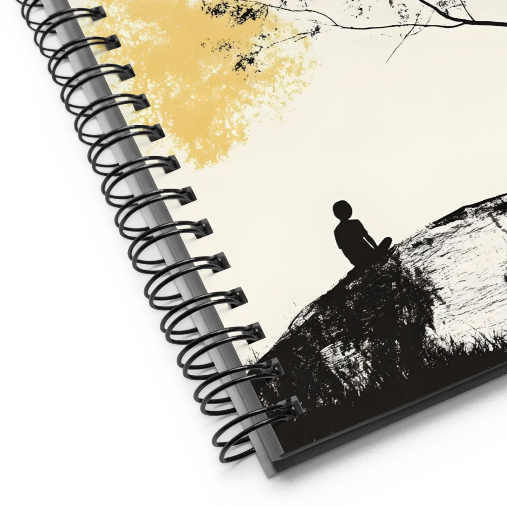 Whispers of Solitude | Spiral Notebook