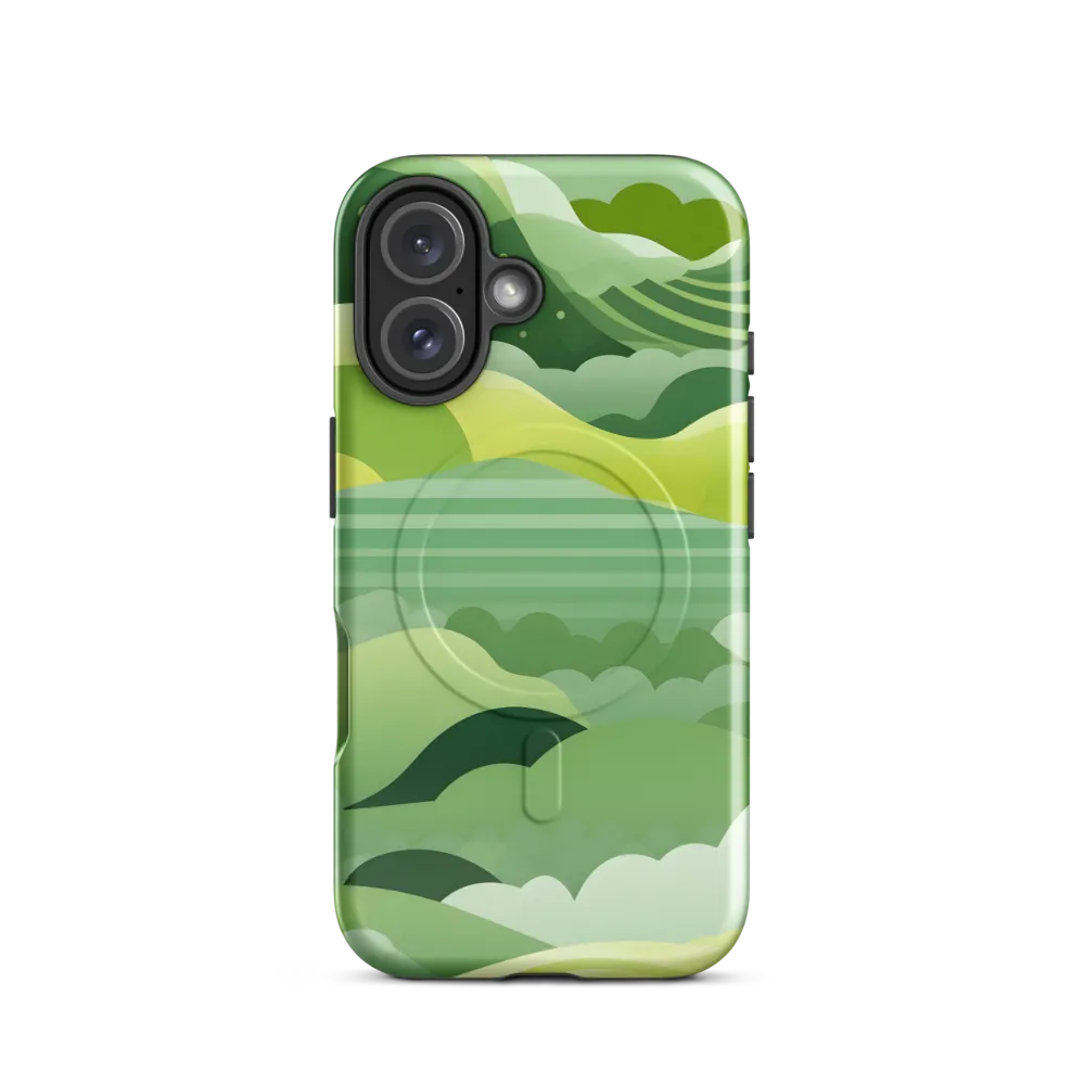 Tranquility in Green Waves