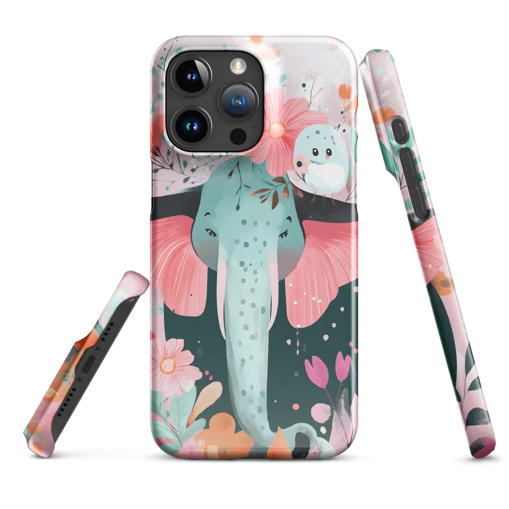 Whimsical Elephant in Bloom
