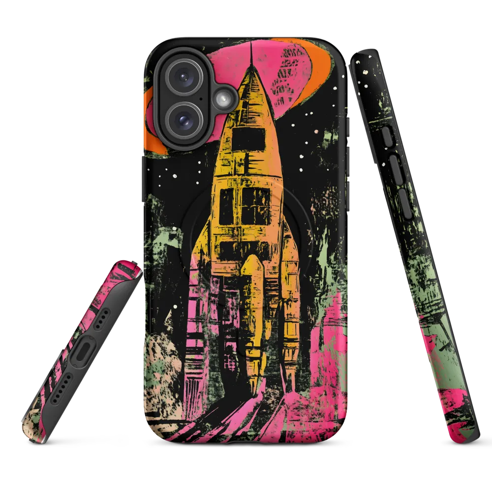 Cosmic Voyage: A Surreal Rocket Adventure