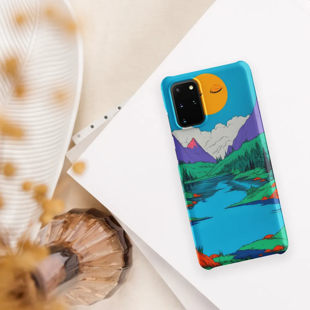 Whimsical Serenity in Vibrant Colors