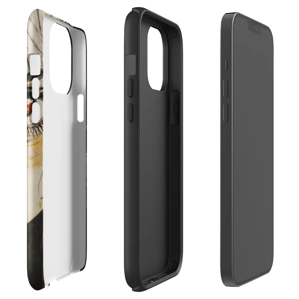 Gaze of Intensity | Phone Case |  13 Pro Max | Tough Case | Glossy