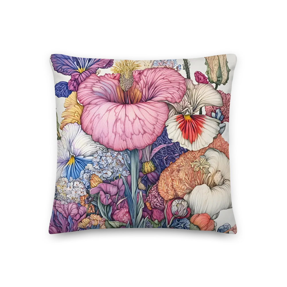 Blooming Opulence | Pillow | 18″×18″