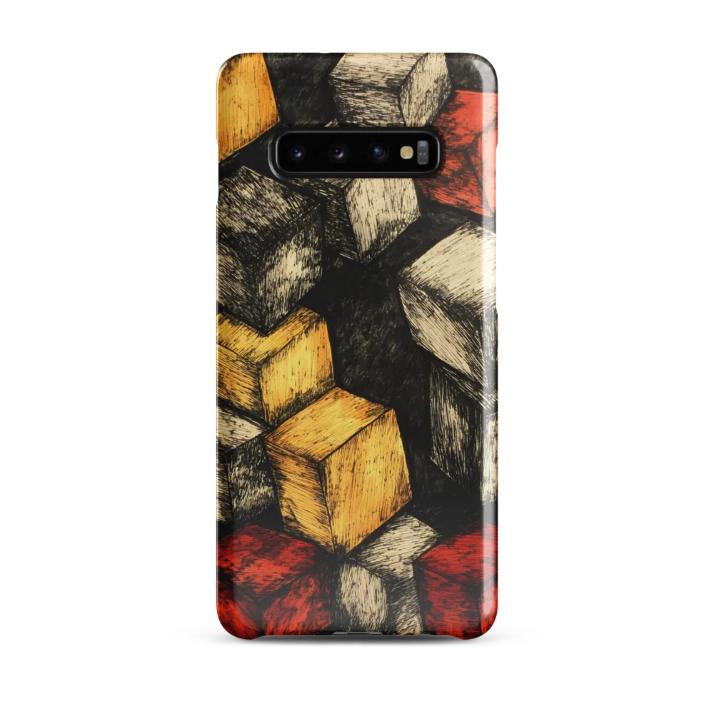 Dynamic Cubes: An Exploration in Color and Form | Phone Case |  S10 Plus | Snap Case | Glossy