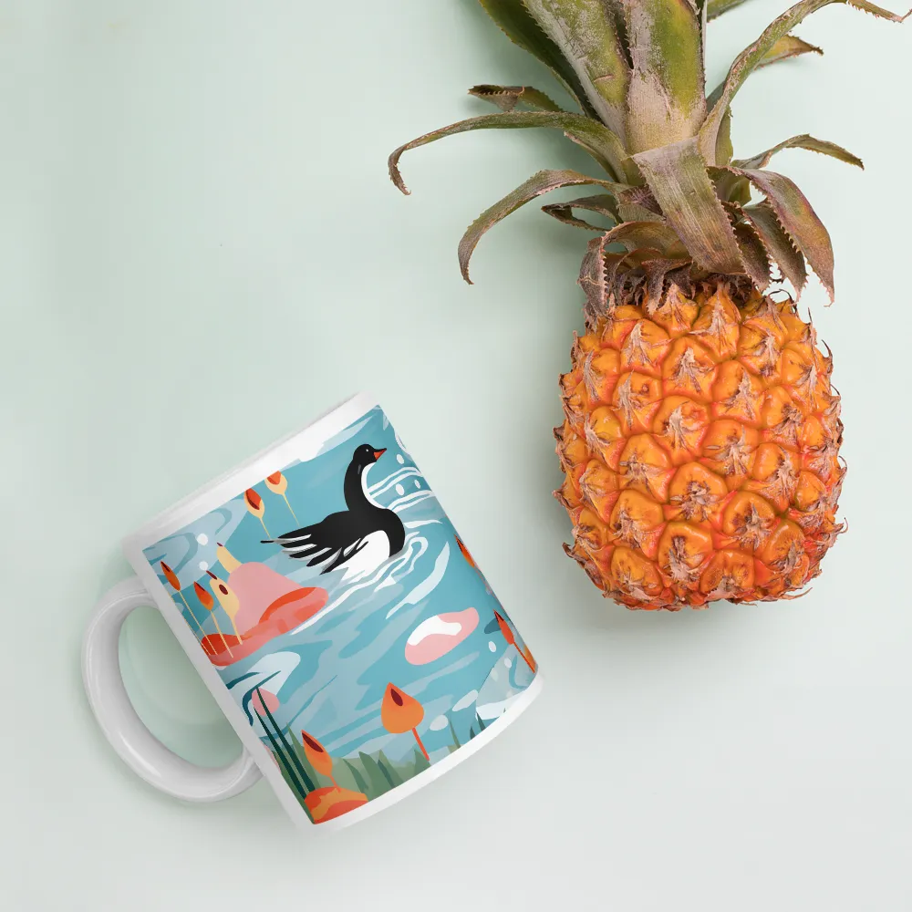 Serenity in Aquatic Harmony | Mugs | Multiple Sizes & Colors