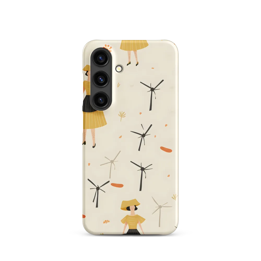 Whimsical Patterns of Nature and Femininity | Phone Case |  S24 | Snap Case | Matte