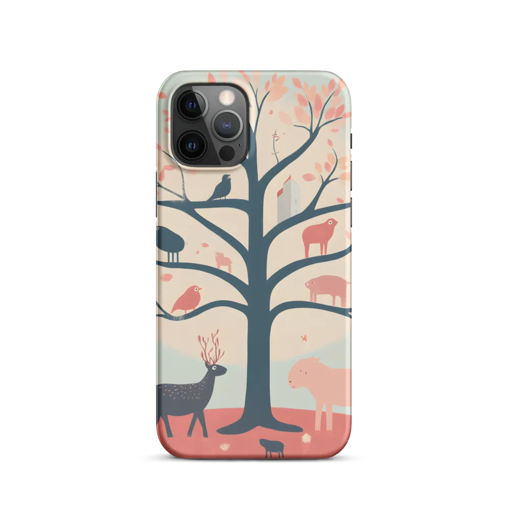 Whimsical Tree with Playful Creatures