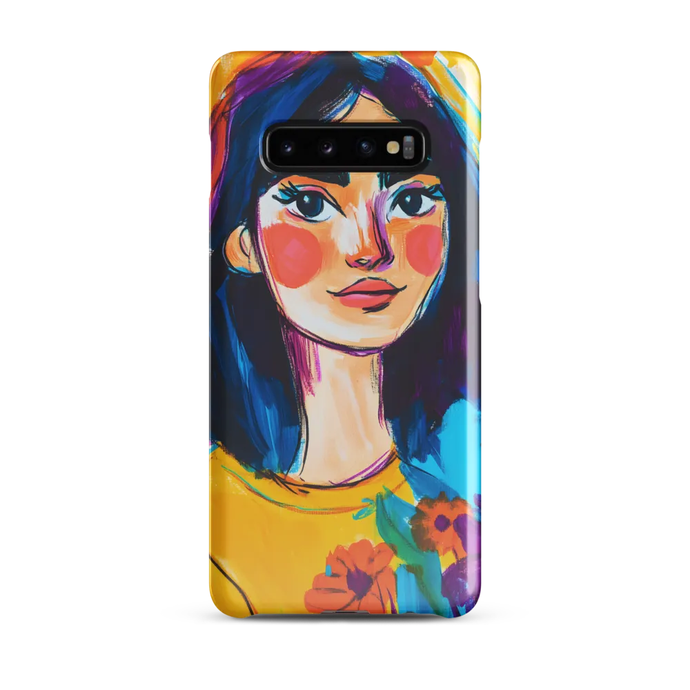 Vibrant Blossoms | Phone Case |  S10 Plus | Snap Case | Glossy