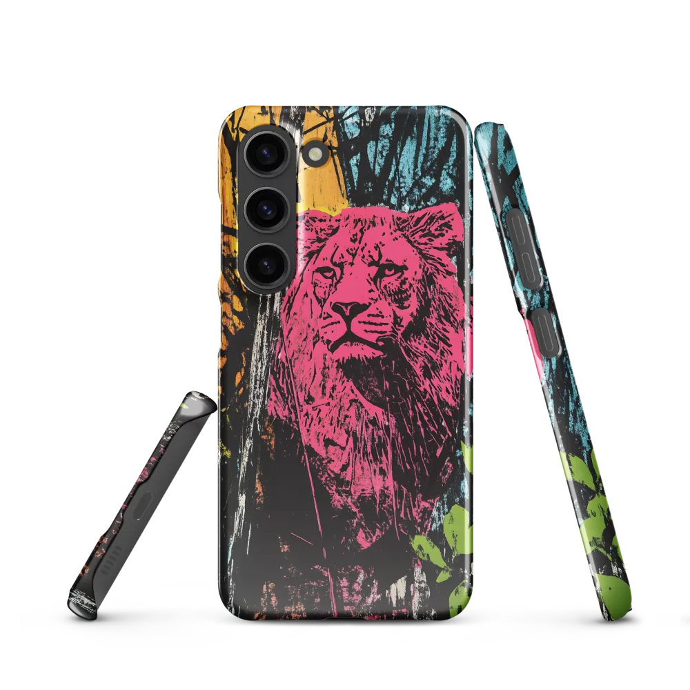 Fierce Vibrance: The Pink Lion
