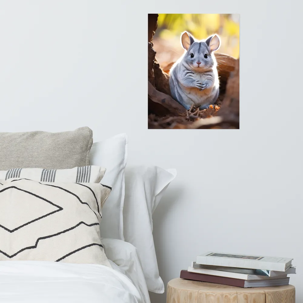 Gentle Whispers of Nature: The Chinchilla | Poster | 16″×20″