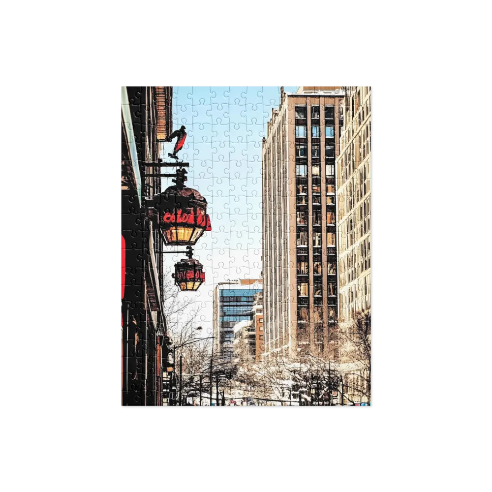 Winter's Urban Embrace | Jigsaw Puzzle | 252 pieces