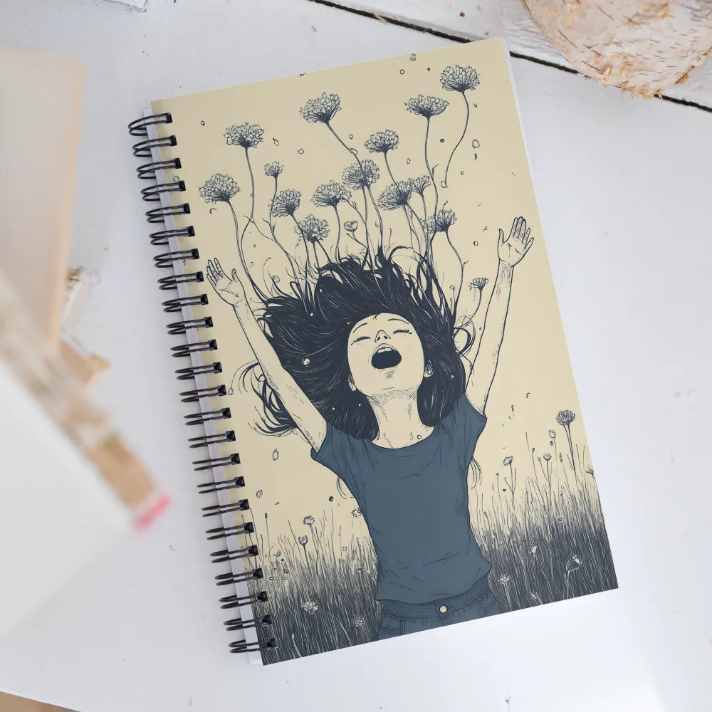 Embracing Nature's Joy | Spiral Notebook