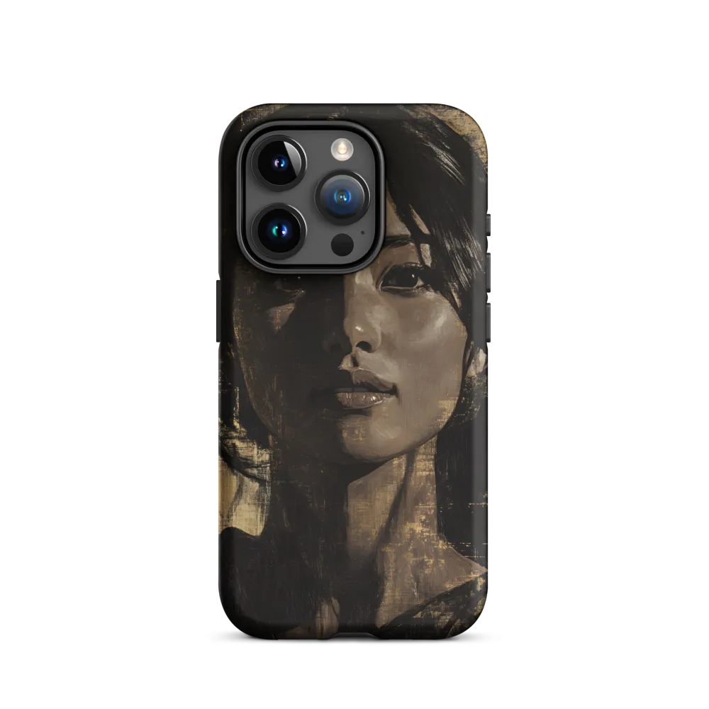 Golden Gaze: A Contemporary Portrait
