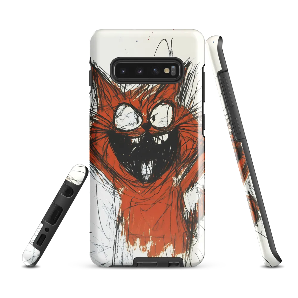 Joyful Cat Creation | Phone Case |  S10 Plus | Tough Case | Glossy