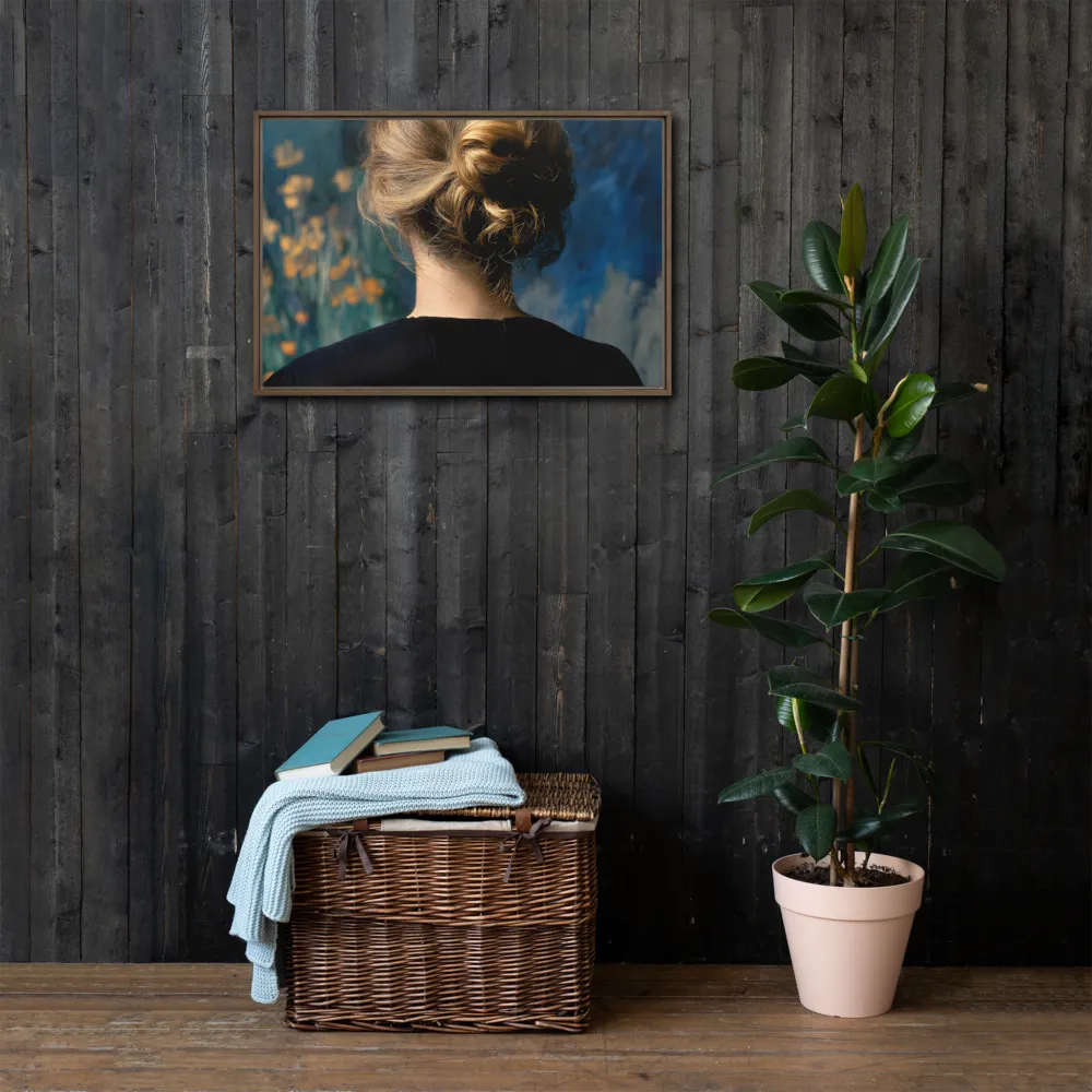 Whispers of Tranquility | Canvas with Brown Frame | 20″×30″
