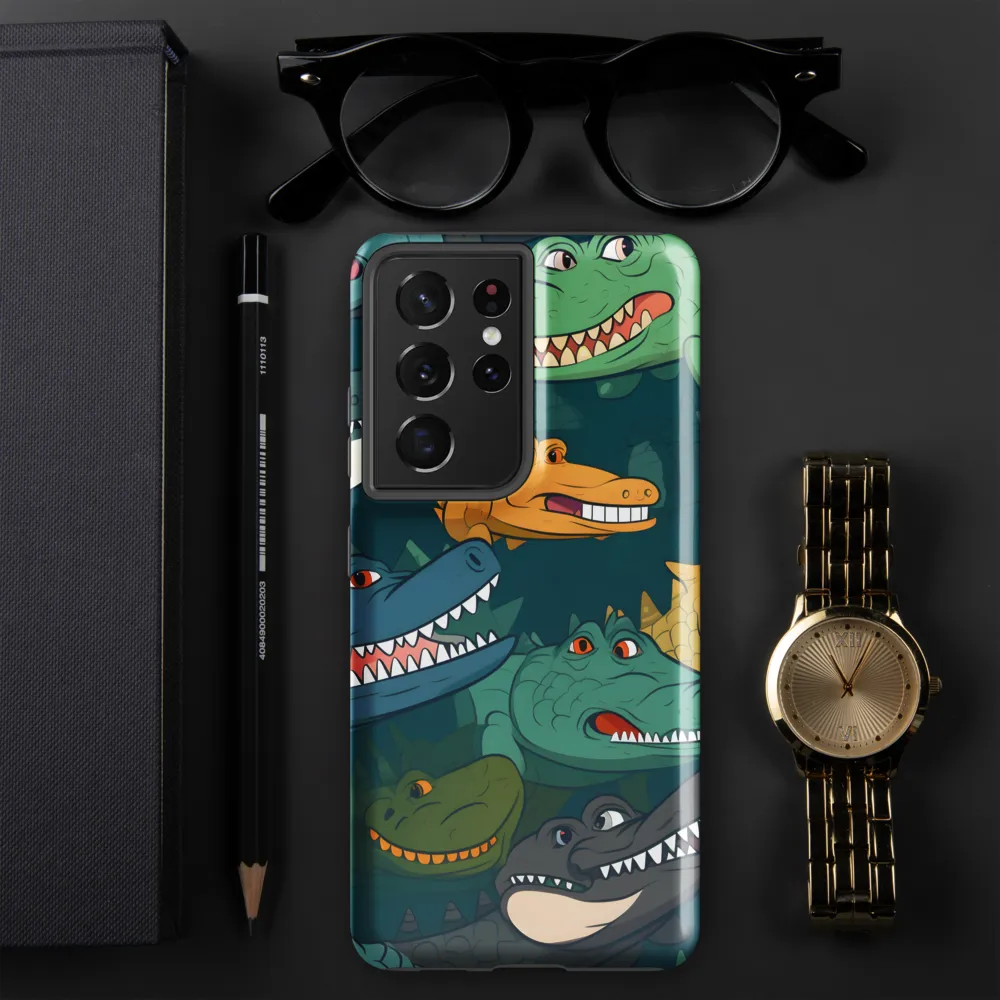 Cheerful Crocodilian Parade