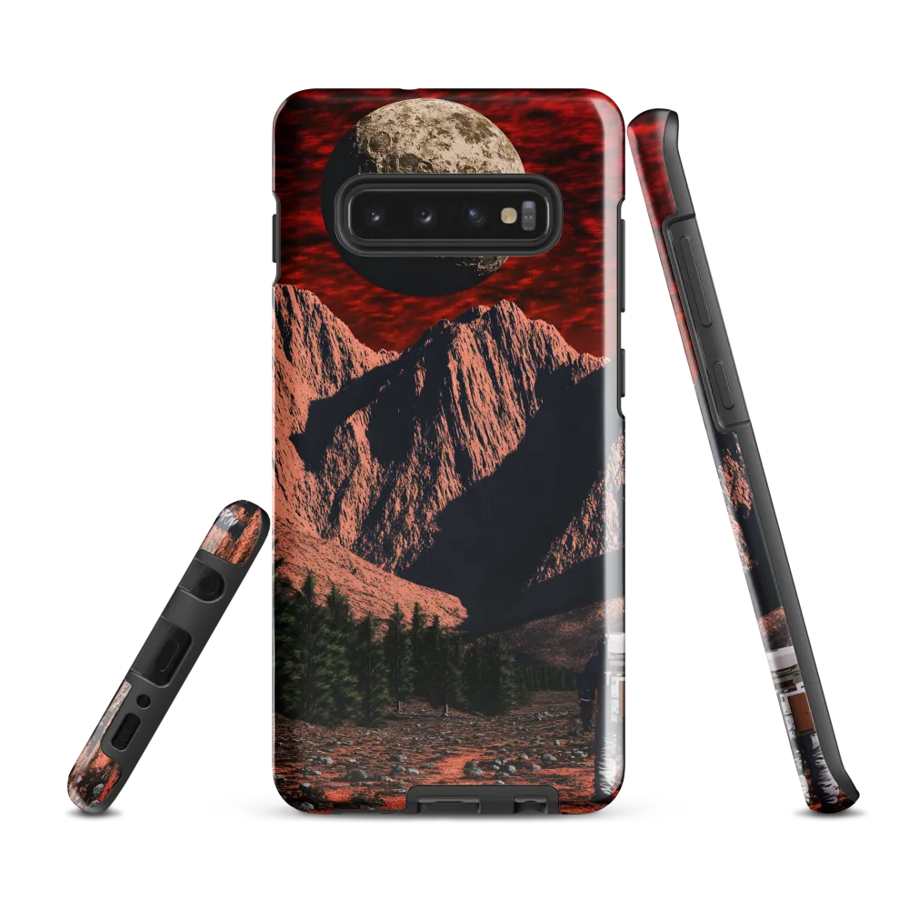 Beyond the Mountains: An Astronaut's Journey | Phone Case |  S10 Plus | Tough Case | Glossy