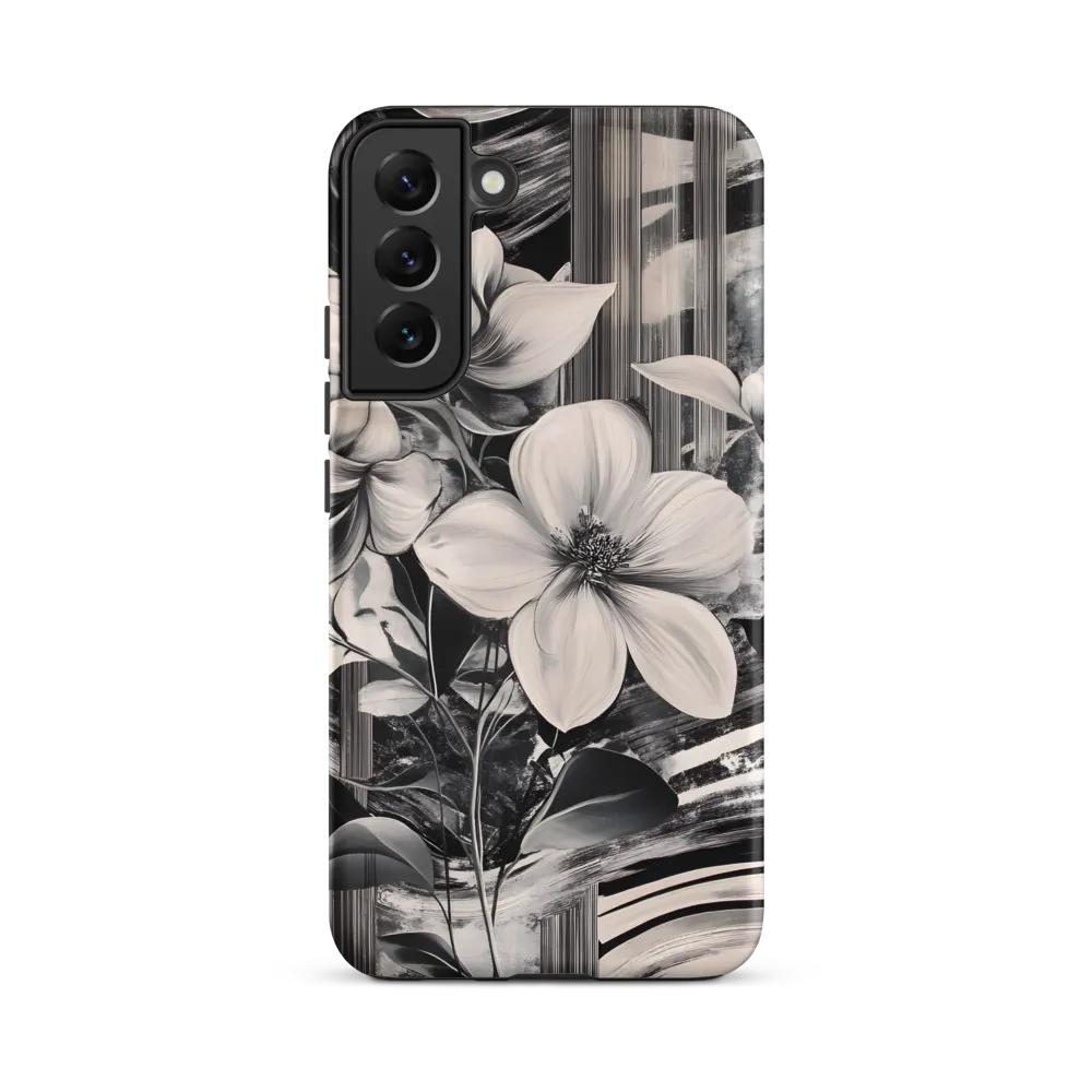 Ethereal Bloom: A Dance of Monochromes