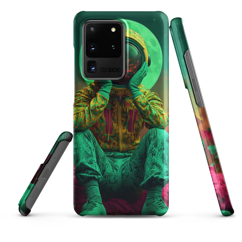 Cosmic Reflection: An Astronaut's Journey | Phone Case |  S20 Ultra | Snap Case | Matte