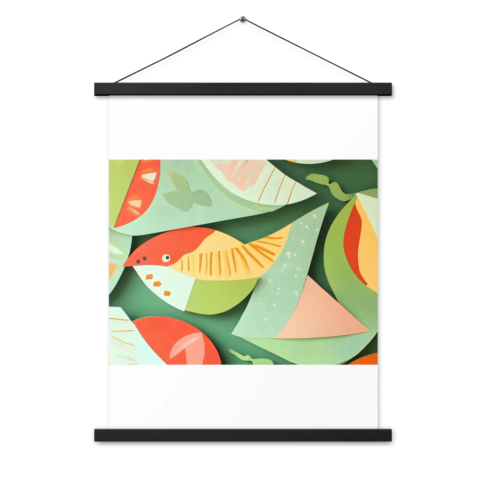 Nature's Palette | Poster With Black Wood Hanger | 18″×24″