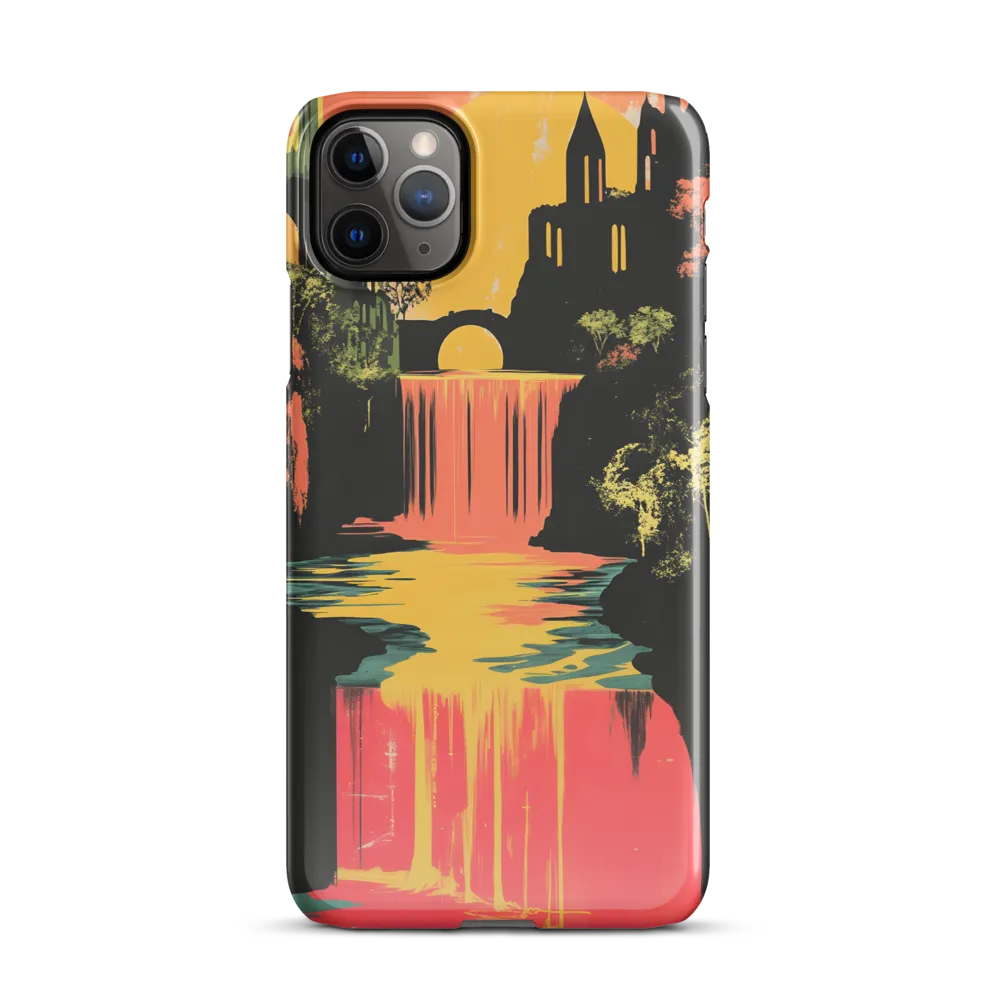 Elysian Echoes: A Surreal Reflections | Phone Case |  11 Pro Max | Snap Case | Glossy