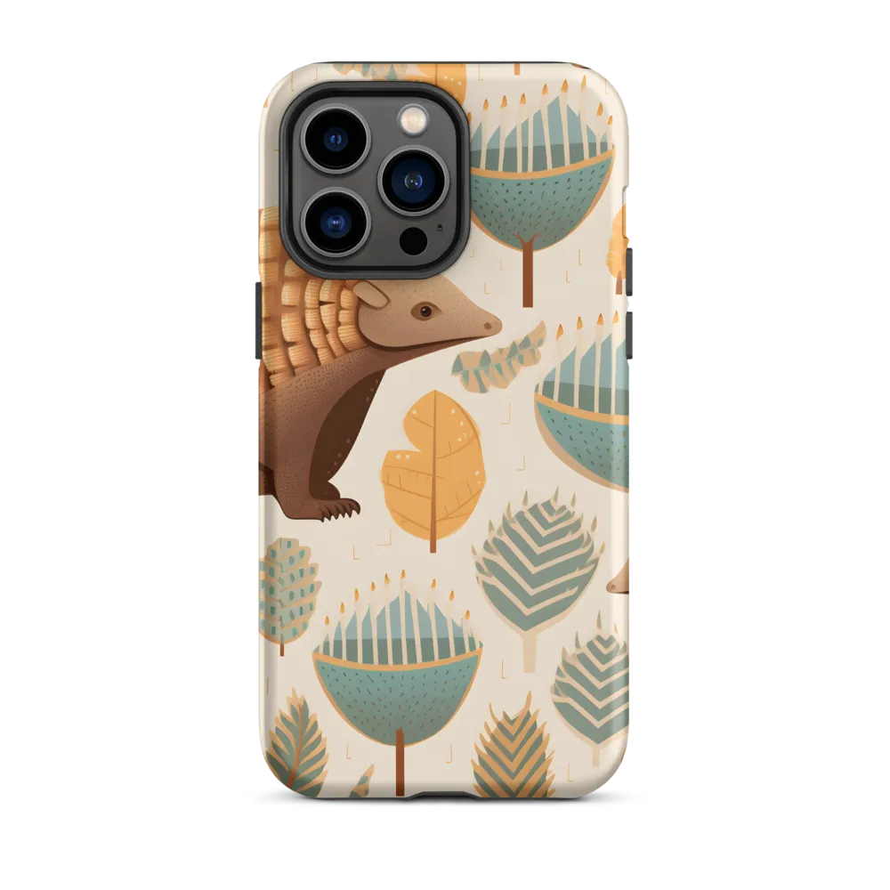Pangolins in a Whimsical Habitat