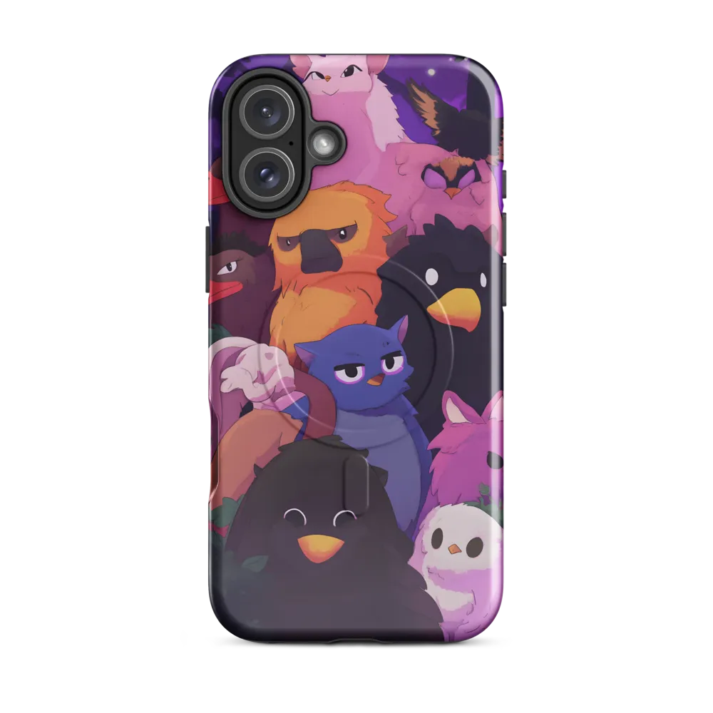 Whimsical Avian Gathering