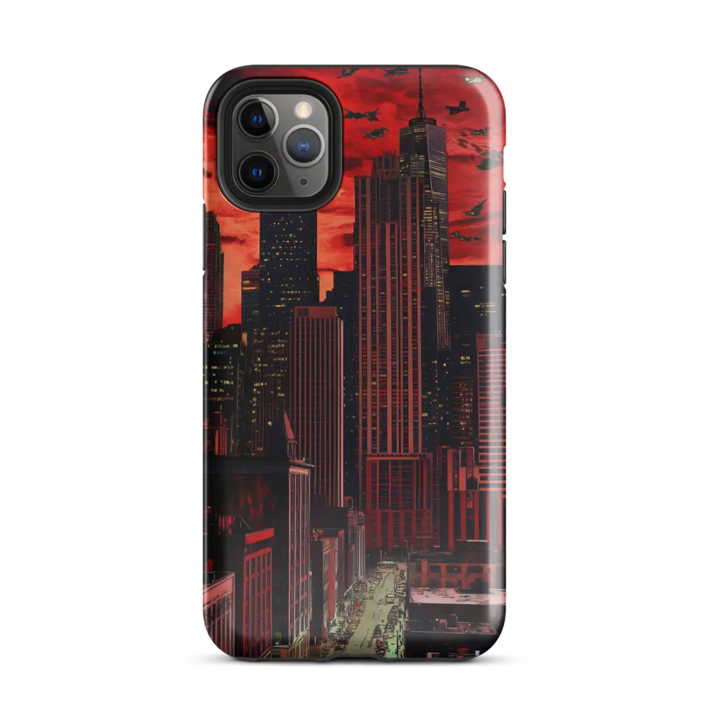 Red City Under Threat | Phone Case |  11 Pro Max | Tough Case | Glossy