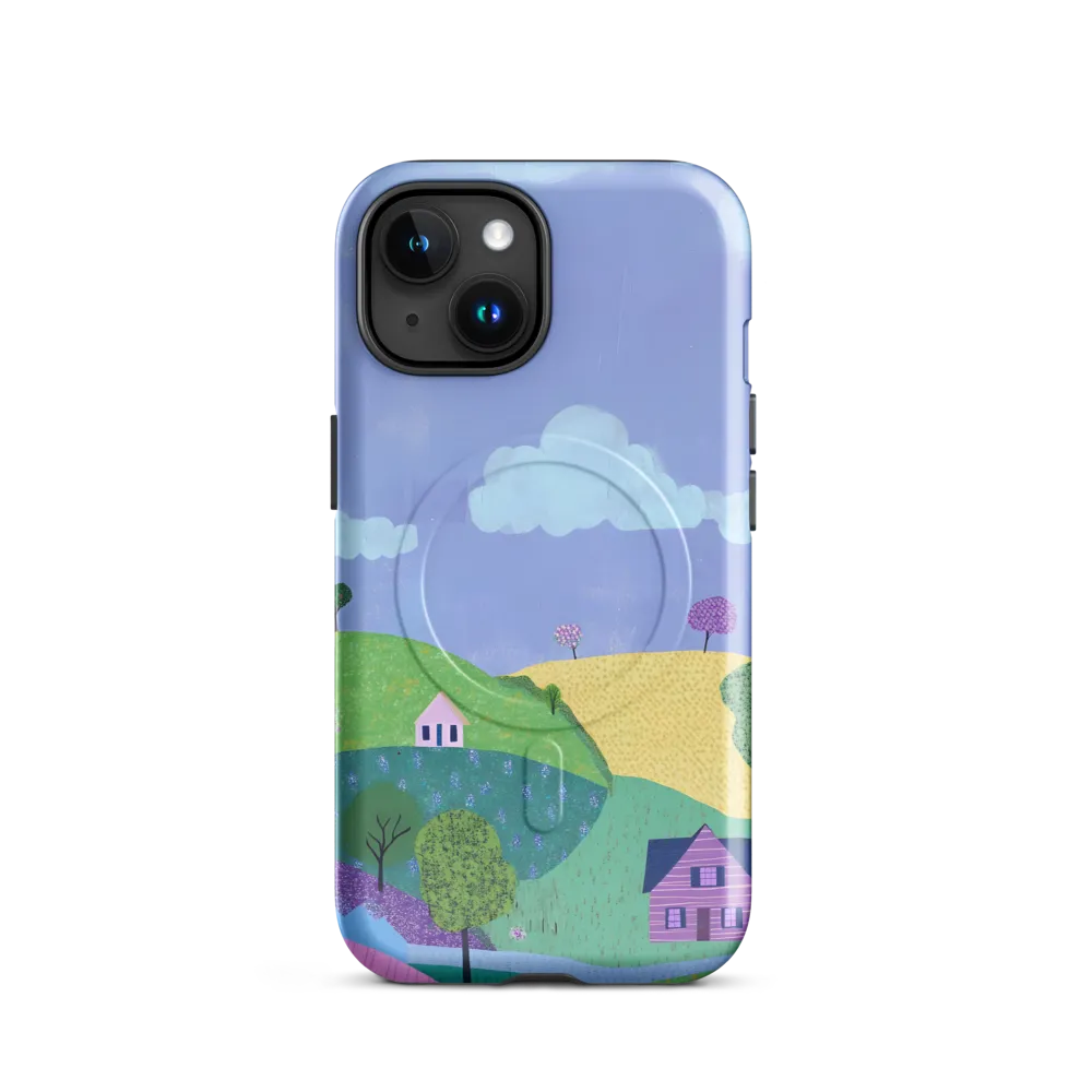 Whimsical Hills and Quaint Homes | Phone Case |  15 | MagSafe® Tough Case | Glossy