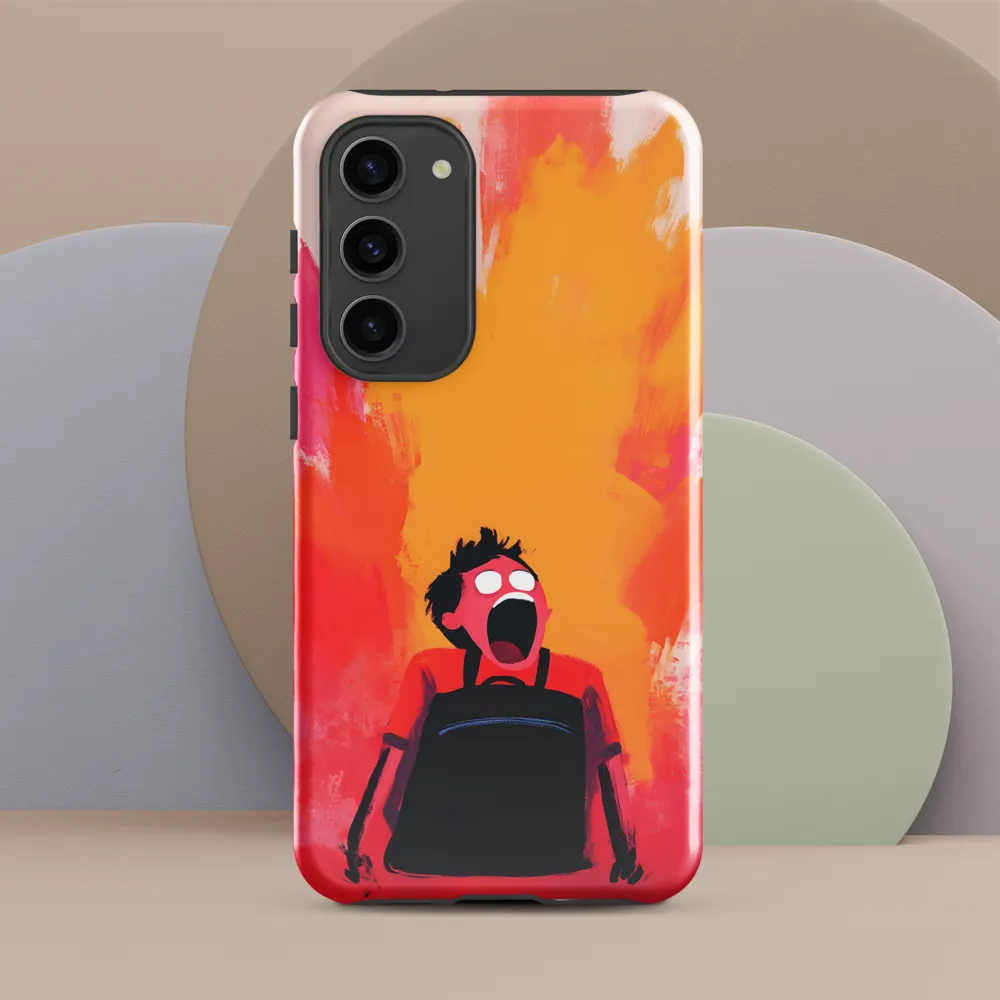 Eruption of Emotions | Phone Case |  S23 Plus | Tough Case | Glossy