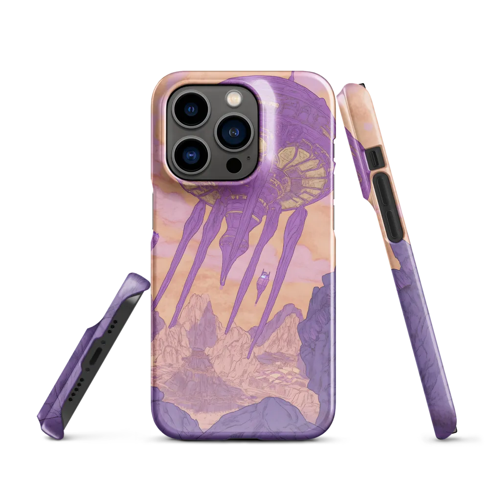 Elevated Serenity in a Futuristic Realm | Phone Case |  14 Pro | Snap Case | Glossy