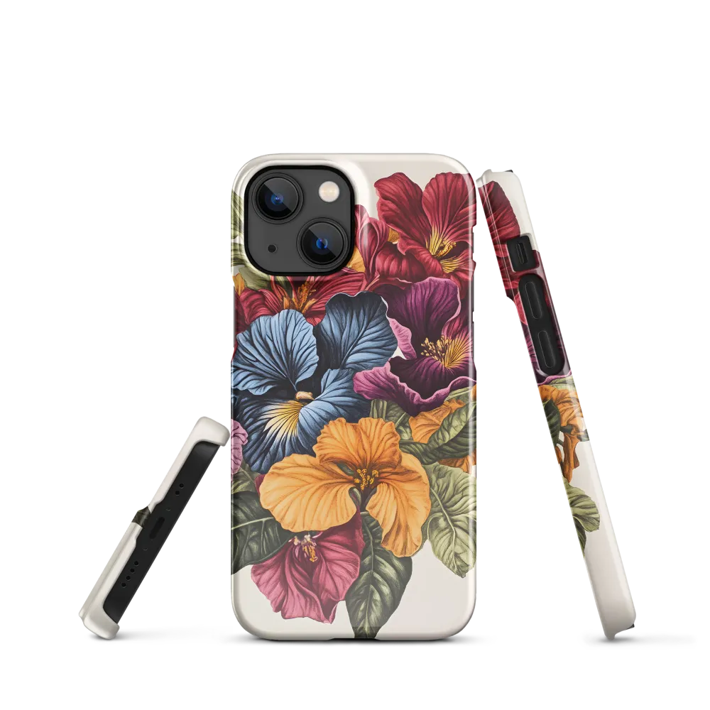 Floral Symphony in Color | Phone Case |  13 Mini | Snap Case | Glossy