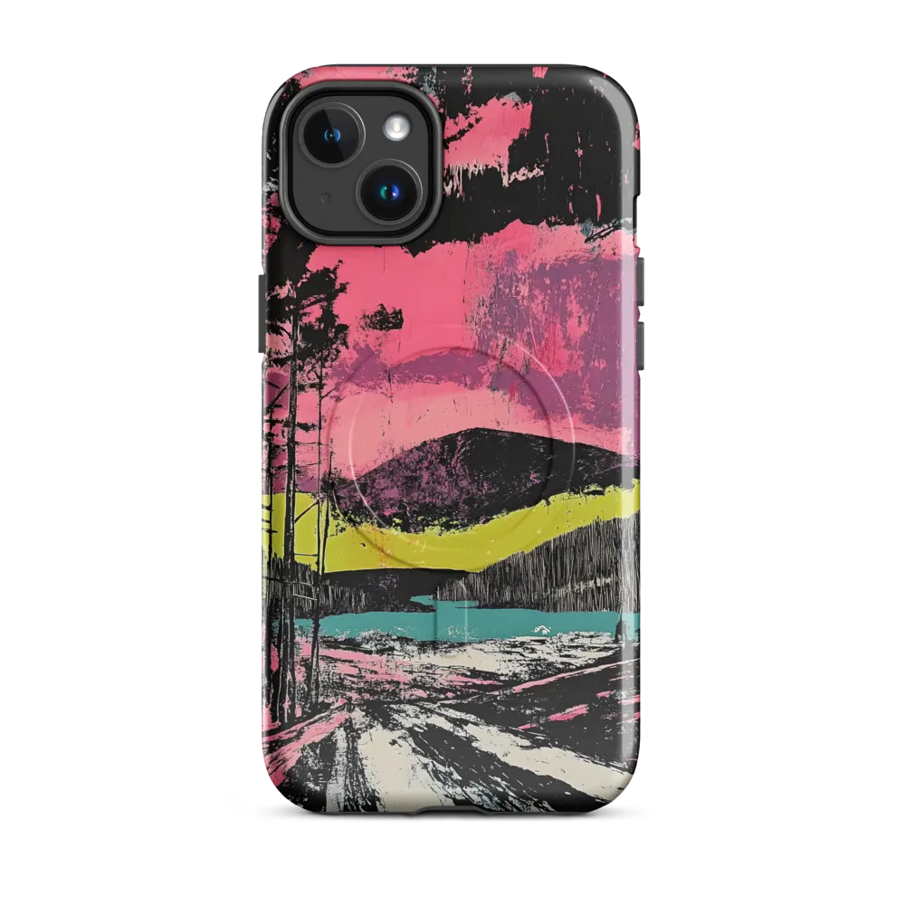 Vibrant Horizons: A Landscape in Contrast
