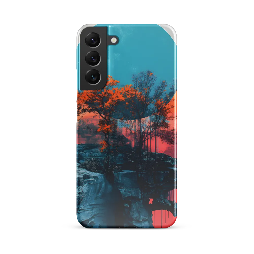Ethereal Landscapes: A Dance of Color and Form | Phone Case |  S22 Plus | Snap Case | Glossy