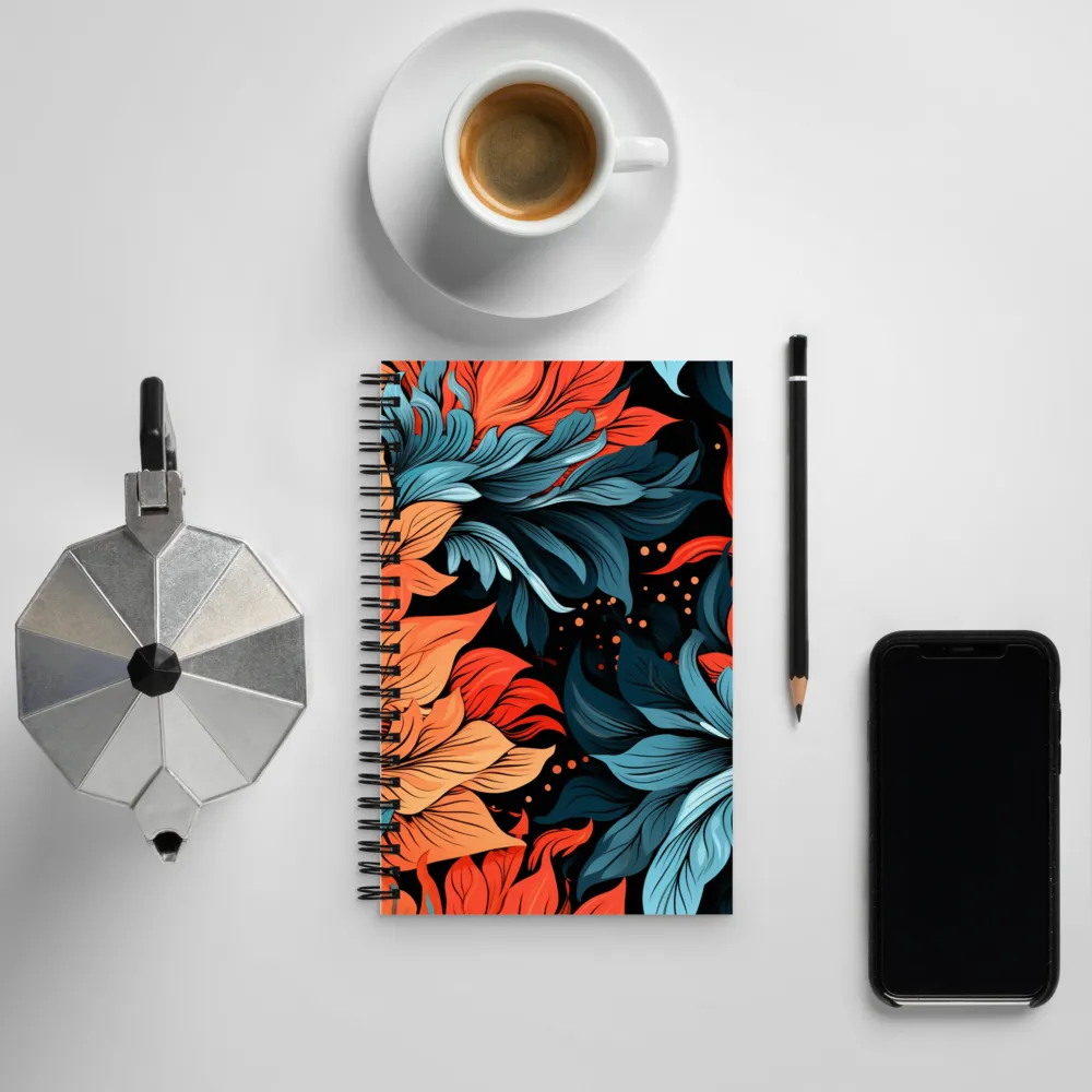 Floral Symphony in Color | Spiral Notebook