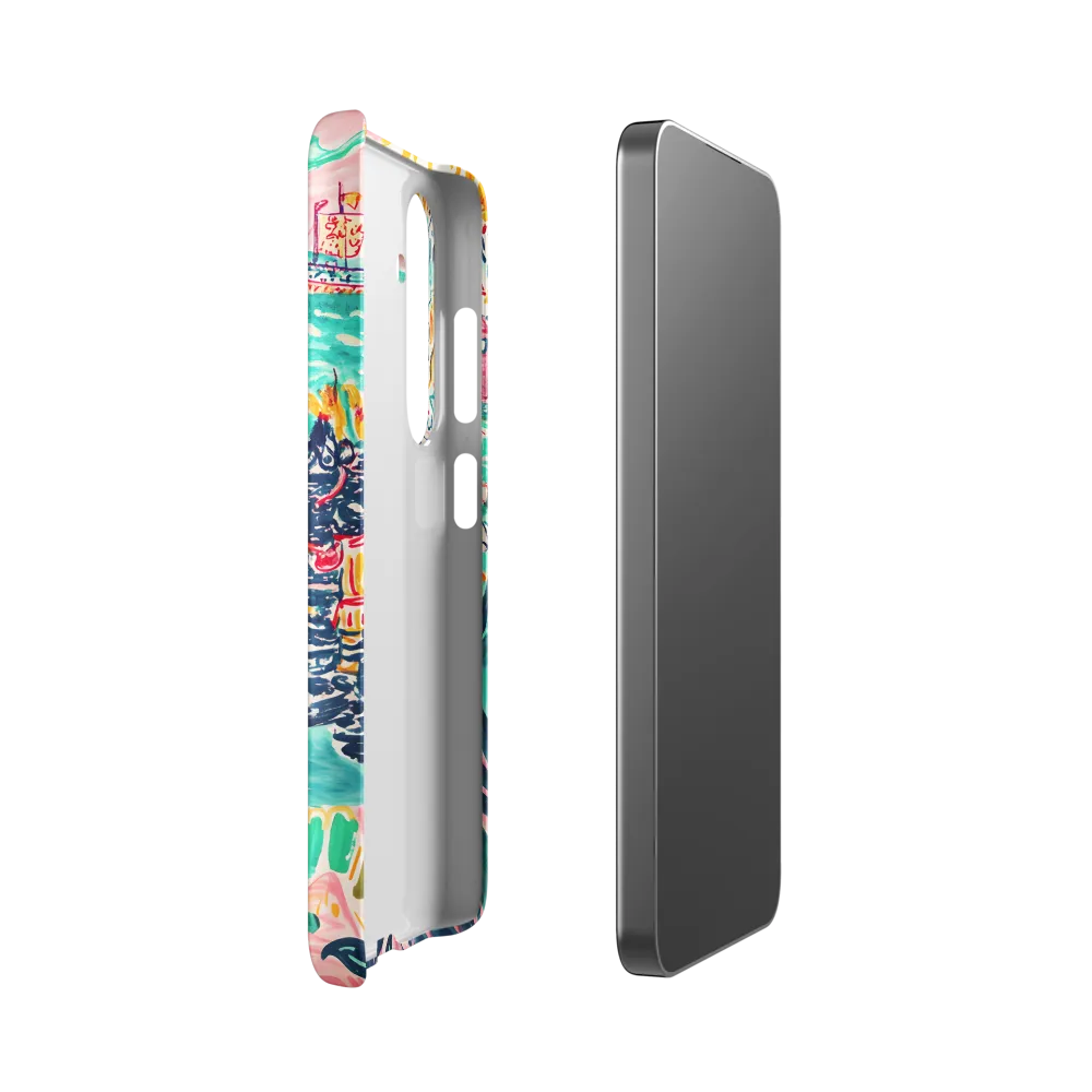 Battle on the Fiery Sea | Phone Case |  S24 | Snap Case | Matte