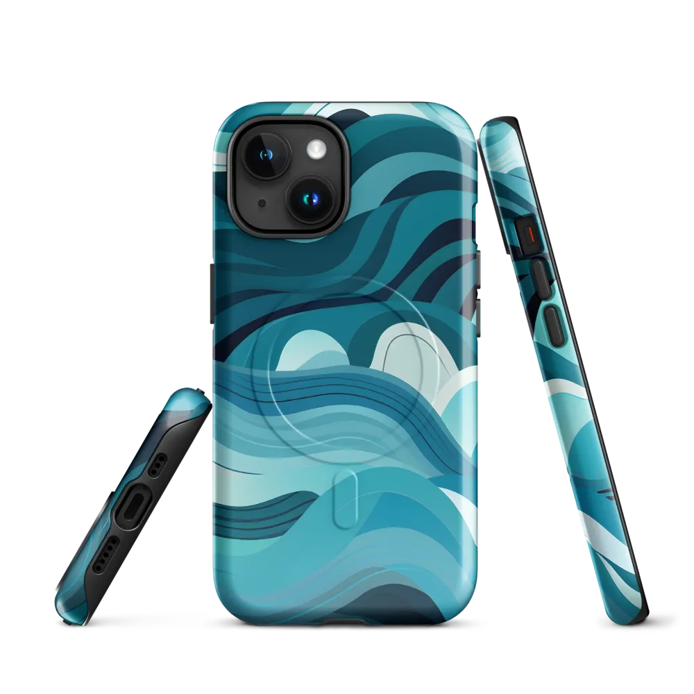 Ebb and Flow | Phone Case |  15 | MagSafe® Tough Case | Glossy