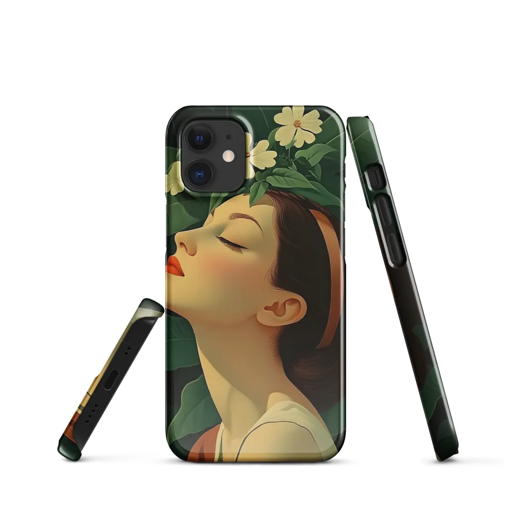 Serenity in Bloom | Phone Case |  12 Mini | Snap Case | Glossy